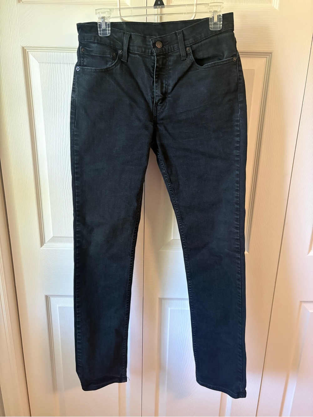 Levi's 511 Men's Slim Fit Jeans in Black Wash/Size W32 L34